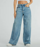 Iconic Staple High-Rise Wide-Leg Jeans