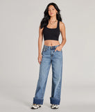 
Upgrade your style game for 2025 with the Hot Shot High-Rise Wide-Leg Denim Jeans, perfect for any fashion-forward wardrobe.