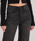 Create bold, fashion-forward looks for spring or summer with the High-Rise Distressed Boyfriend Jeans in black, a must-have piece from Windsor’s collection of stylish bottoms for women.