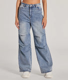 Stay on trend with the Stylish Journey High-Rise Straight-Leg Denim Jeans, women's denim pants with cool accents and comfy fits, great for office looks or a night out.