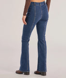 Create bold, fashion-forward looks for spring or summer with the Seamlessly Chic High-Rise Bootcut Denim Jeans in dark denim wash, a must-have piece from Windsor’s collection of stylish bottoms for women.