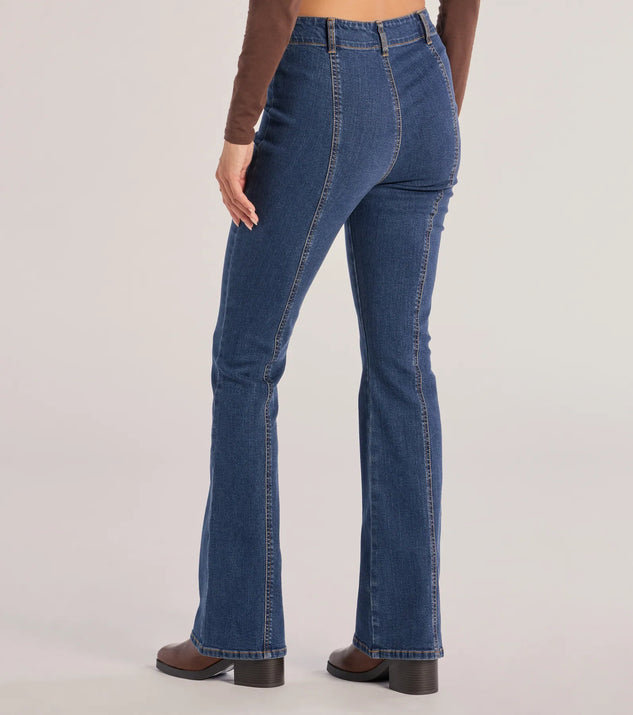 Seamlessly Chic High-Rise Bootcut Denim Jeans | Windsor Seamlessly Chic High-Rise Bootcut Denim Jeans | Windsor