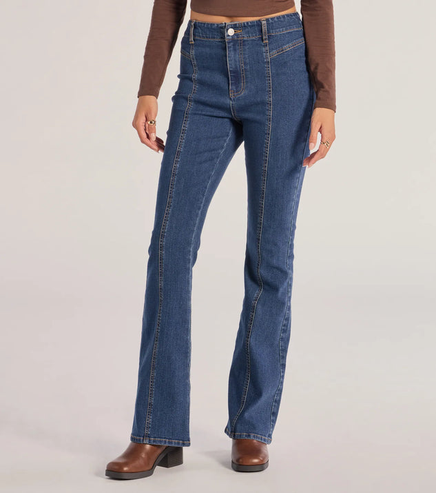 Seamlessly Chic High-Rise Bootcut Denim Jeans | Windsor Seamlessly Chic High-Rise Bootcut Denim Jeans | Windsor
