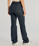 Create bold, fashion-forward looks for spring or summer with the Elevated Chic High-Rise Straight Leg Denim Jeans in dark denim wash, a must-have piece from Windsor’s collection of stylish bottoms for women.