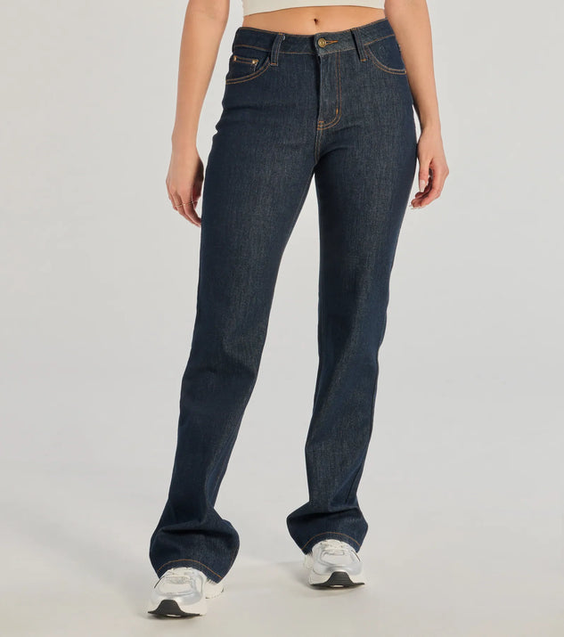 ★ POSZER★ Straight denim jeans indigo 243STDJN043 Signature Denim Relaxed Straight Jean - Indigo – Zulu & Zephyr