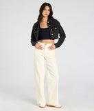 Create bold, fashion-forward looks for spring or summer with the Perfect Day High-Rise Straight Leg Denim Jeans in ivory, a must-have piece from Windsor’s collection of stylish bottoms for women.