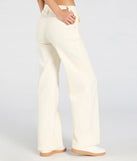 Create bold, fashion-forward looks for spring or summer with the Perfect Day High-Rise Straight Leg Denim Jeans in ivory, a must-have piece from Windsor’s collection of stylish bottoms for women.