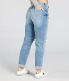 The Prepare To Love High RIse Boyfriend Denim Jeans is a trendy women's bottom in denim, designed with modern details and alluring textures to complete chic outfits for 2025.