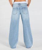 Create bold, fashion-forward looks for spring or summer with the Trend Seeker Boxer Trim Wide-Leg Denim Jeans in medium denim wash, a must-have piece from Windsor’s collection of stylish bottoms for women.