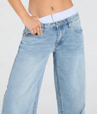 Create bold, fashion-forward looks for spring or summer with the Trend Seeker Boxer Trim Wide-Leg Denim Jeans in medium denim wash, a must-have piece from Windsor’s collection of stylish bottoms for women.