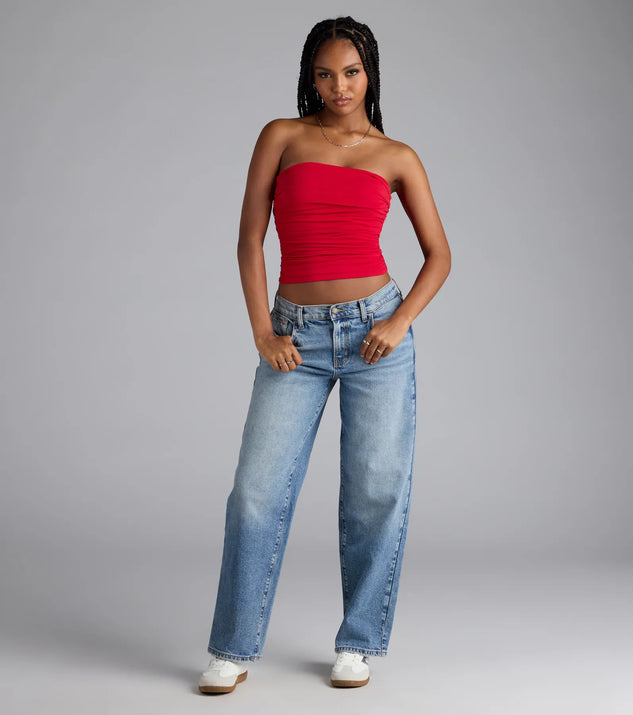 It's Giving Trends Mid-Rise Straight Leg Denim Jeans | Windsor It's Giving Trends Mid-Rise Straight Leg Denim Jeans | Windsor
