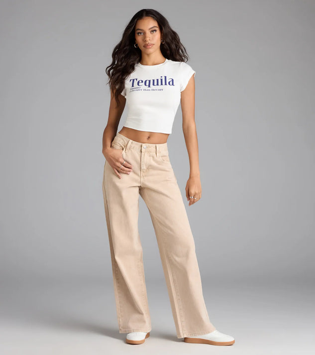 【MISCHIEF】 RHOMBUS SLOUCHY WASHED JEANS_ROSE BROWN Women's Mid Rise Slouchy Jean | Women's Clearance