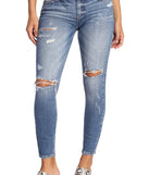 Going The Distance Distressed Skinny Jeans