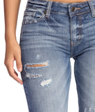 Going The Distance Distressed Skinny Jeans