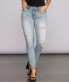 Jude Mid Rise Distressed Jeans