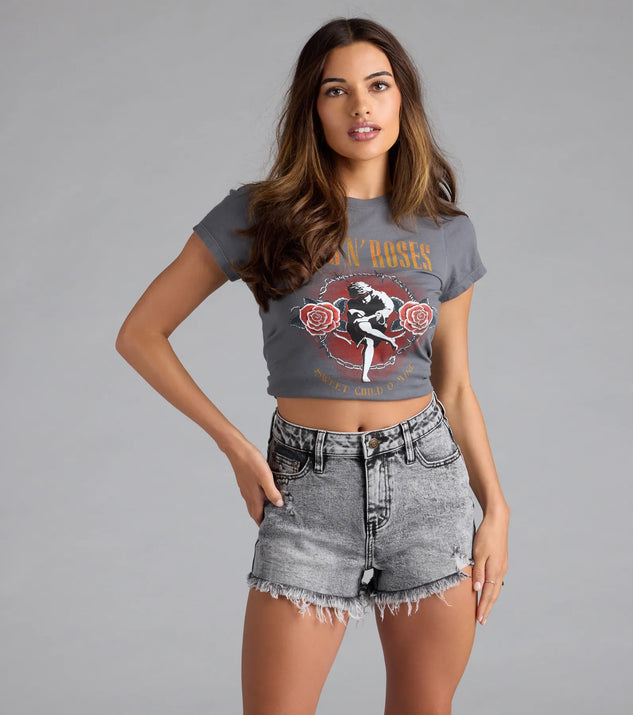 Cool Edge High-Rise Distressed Denim Shorts | Windsor Cool Edge High-Rise Distressed Denim Shorts | Windsor