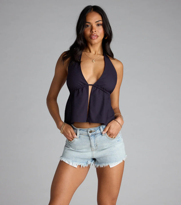 【in a row】Saint Washing Short Denim Levi's cinch waist mid-thigh denim shorts in light wash | ASOS