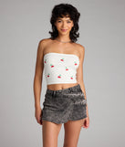 Buckle Up Baby High-Rise Denim Skort