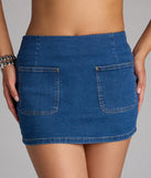 Pocket the Compliments Denim Skort