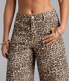 Complete your summer wardrobe with the Running Wild Leopard Mid Rise Bermuda Denim Shorts, trendy shorts in cheetah print made to mix, match, and stand out.
