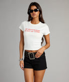 Rebel Edge Belted Denim Shorts