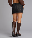 Pocket Play Denim Mini Skort
