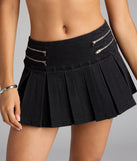 Too Cool To Pleat Mini Skort