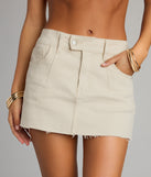 Off Duty Vibes Denim Mini Skort