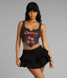 Meet Me There Ruffle Mini Skort