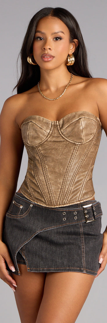 Cool Girl Confidence Denim Mini Skort