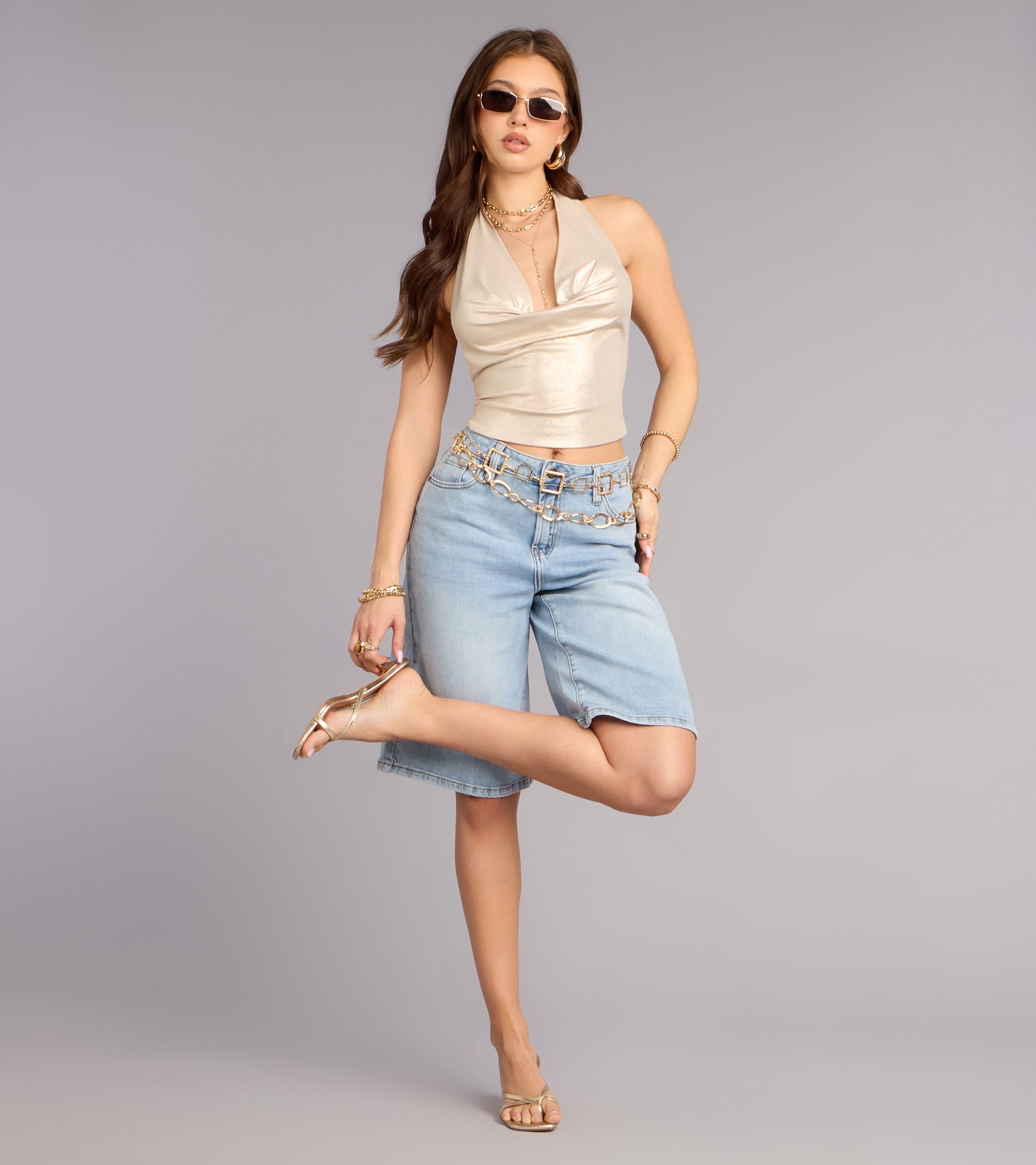 Weekend Cool Mid-Rise Denim Jorts | Windsor