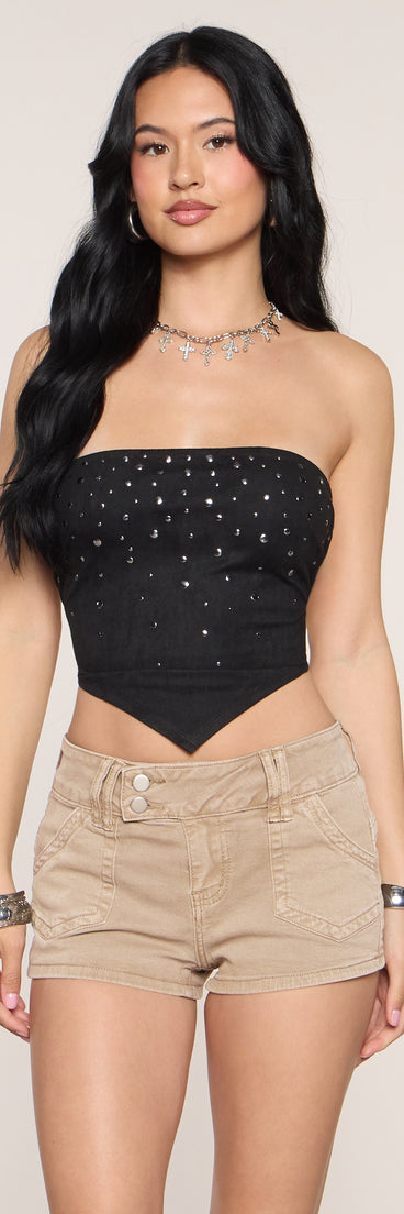 Cool Confidence Denim Hot Shorts