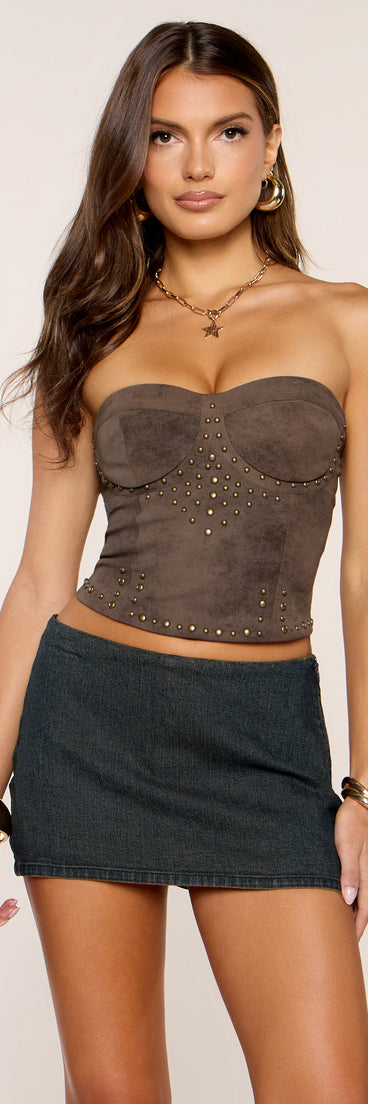 Plans Pending Denim Mini Skort