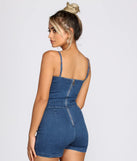 Stylish Sweetheart Denim Romper