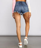 High-Rise Destructed Cutoff Denim Shorts | Windsor High-Rise Destructed Cutoff Denim Shorts | Windsor
