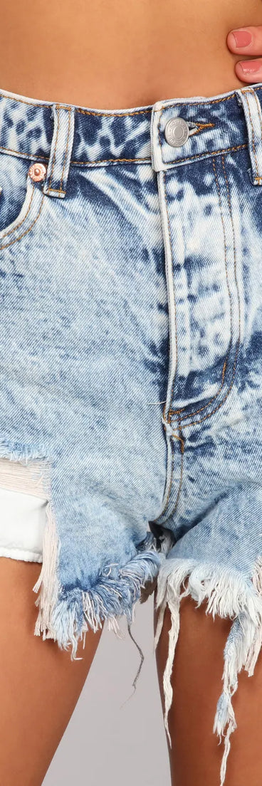Cool For The Summer Cutoff Denim Shorts