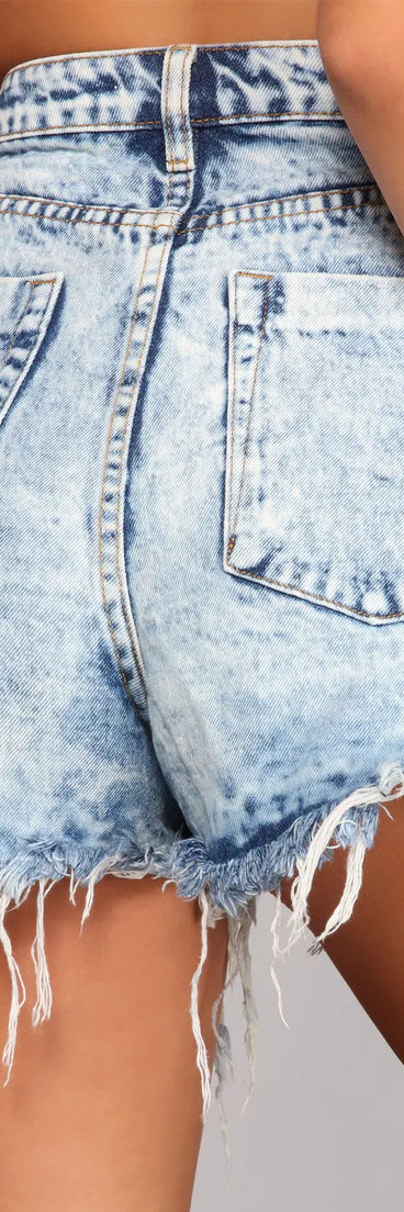 Cool For The Summer Cutoff Denim Shorts