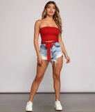 Cool For The Summer Cutoff Denim Shorts