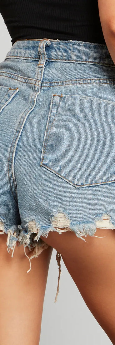 Casual And Chic Cut Off Shorts