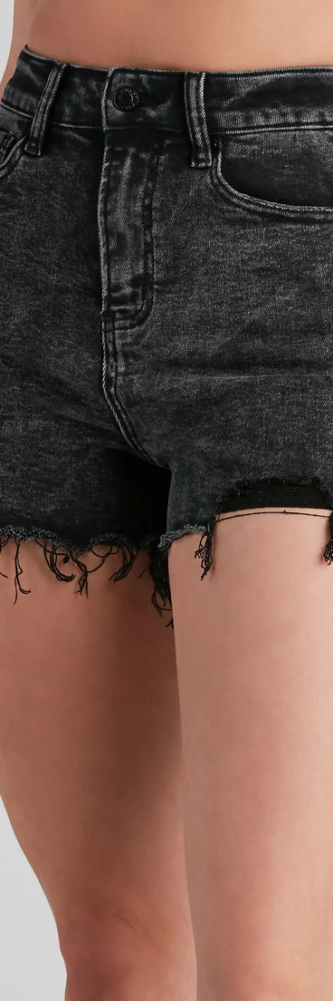 Reese Distressed Mom Shorts by Windsor Denim