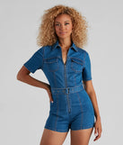 Jean Spirit Utility Denim Romper