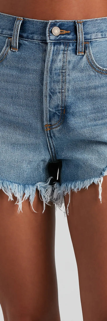 Reese High Rise Denim Shorts By Windsor Denim