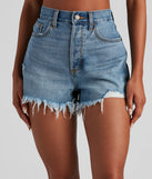 Reese High Rise Denim Shorts By Windsor Denim
