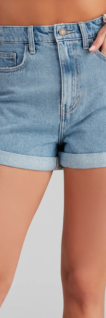 Reese High Rise Denim Shorts By Windsor Denim