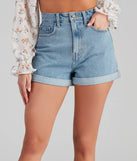 Reese High Rise Denim Shorts By Windsor Denim