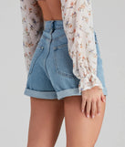 Reese High Rise Denim Shorts By Windsor Denim