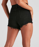Meli Mid-Rise Distressed Shorts By Windsor Denim