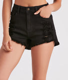 Remy High-Rise Distressed Shorts By Windsor Denim