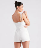 Summer Style Icon Denim Skort Romper