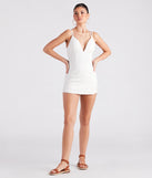 Summer Style Icon Denim Skort Romper